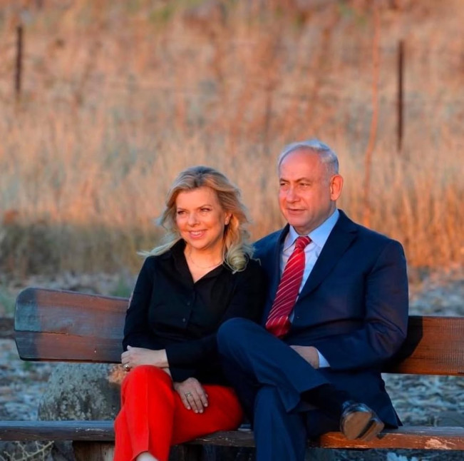 Sara Netanyahu bersama PM Israel, Benjamin Netanyahu. (Instagram @sara.netanyahu)